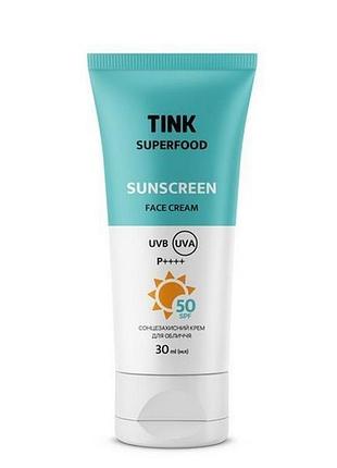 Сонцезахисний крем для обличчя tink spf30 uva/uvb 30 мл