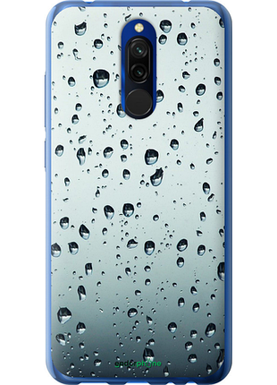 Чехол на xiaomi redmi 8 стекло в каплях "848u-1806-8094", чехол для телефона