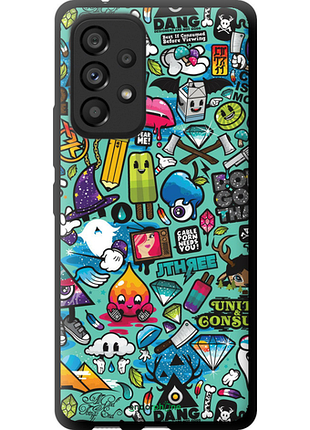 Чехол на samsung galaxy a53 a536e стикер бомбинг 1 "693b-2585-8094"