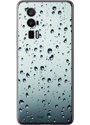 Чехол на xiaomi redmi k60 pro стекло в каплях "848u-3457-8094", чехол для телефона