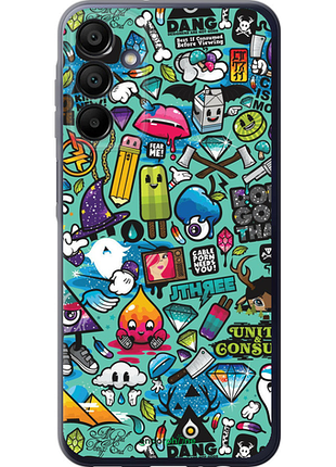 Чехол на samsung galaxy a15 стикер бомбинг 1 "693u-3357-8094", чехол для телефона