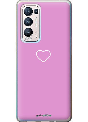 Чохол на oppo reno5 pro plus серце 2 "4863u-2243-8094", чохол для телефона