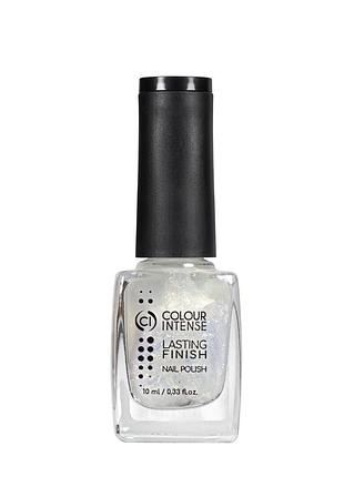 Лак для нігтів colour intense 10 мл np-303 № 081 білий із золотими блискітками daily skin care
