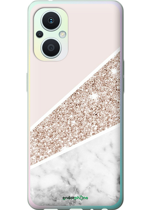 Чохол на oppo reno8 lite пастельний мармур "4342u-2755-8094"