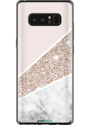 Чехол на samsung galaxy note 8 пастельный мрамор "4342u-1020-8094", чехол для телефона