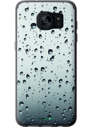 Чехол на samsung galaxy s7 edge g935f стекло в каплях "848u-257-8094", чехол для телефона