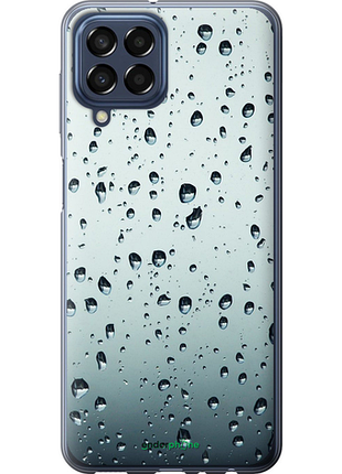 Чехол на samsung galaxy m33 m336b стекло в каплях "848u-2633-8094", чехол для телефона