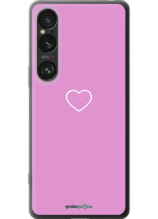 Чехол на sony xperia 1 vi сердце 2 "4863u-3975-8094", чехол для телефона