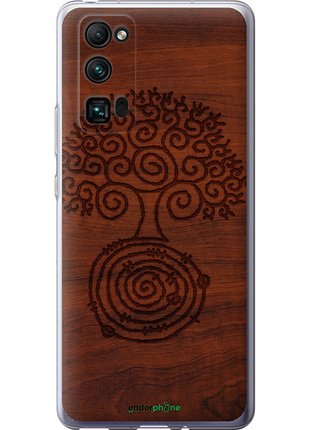 Чехол на huawei honor 30 pro узор дерева "4119u-1920-8094", чехол для телефона