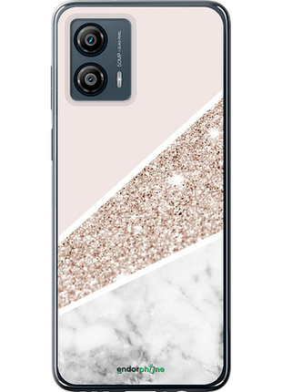 Чехол на motorola moto g53 пастельный мрамор "4342u-3047-8094", чехол для телефона