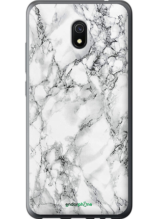 Чехол на xiaomi redmi 8a мрамор белый "4480u-1794-8094", чехол для телефона