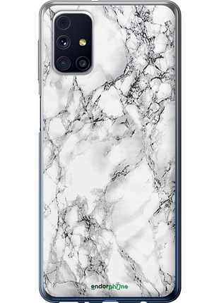 Чехол на samsung galaxy m31s m317f мрамор белый "4480u-2055-8094", чехол для телефона