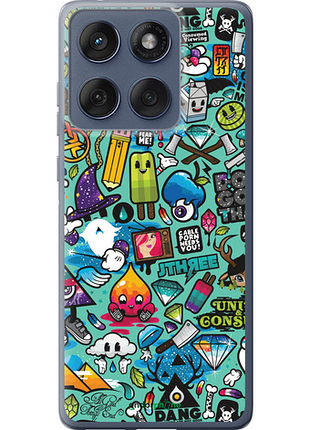Чехол на motorola edge 60 fusion 5g стикер бомбинг 1 "693u-4021-8094", чехол для телефона