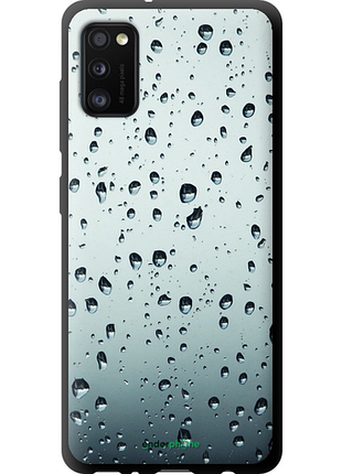 Чехол на samsung galaxy a41 a415f стекло в каплях "848b-1886-8094"