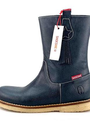 Демісезонні чоботи для дівчинки shoesme розмір 30. шкіряні дитячі чобітки на осінь