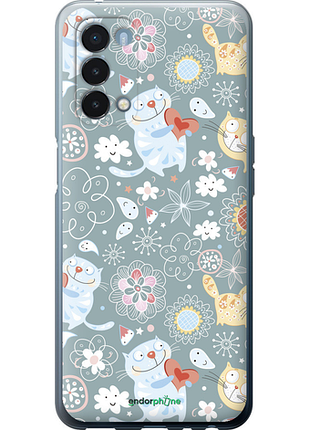 Чехол на oneplus nord n200 5g котята v3 "1223u-2956-8094", чехол для телефона