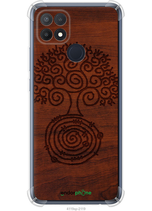 Чехол на oppo a15 узор дерева "4119sp-2119-8094", чехол для телефона