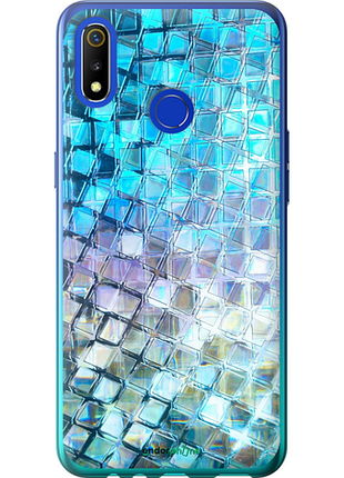 Чохол на realme 3 переливна луска "227u-1869-8094", чохол для телефона