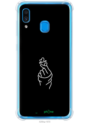 Чехол на samsung galaxy a20 2019 a205f love you "4298sp-1761-8094", чехол для телефона