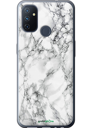 Чохол на oneplus nord n100 мармур білий "4480u-2130-8094", чохол для телефона