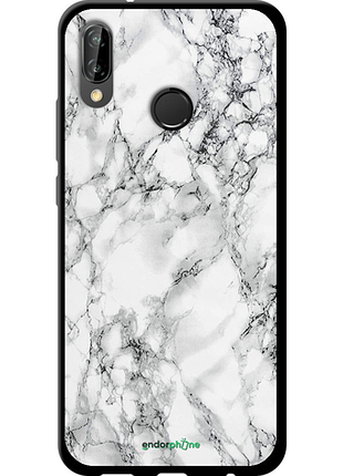 Чехол на huawei p20 lite мрамор белый "4480b-1410-8094", чехол для телефона