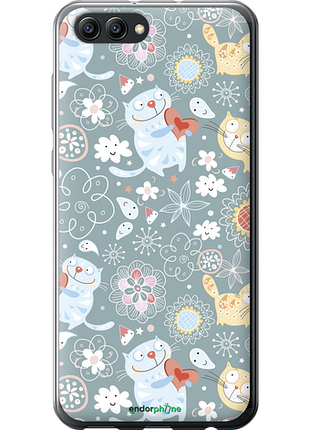 Чехол на huawei honor v10 / view 10 котята v3 "1223u-1579-8094", чехол для телефона