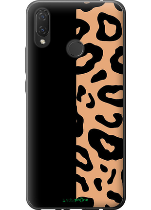 Чехол на huawei p smart plus пятна леопарда "4269u-1555-8094", чехол для телефона