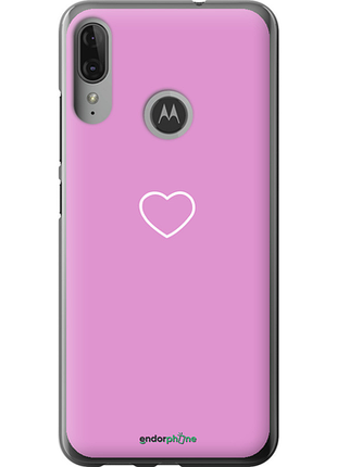 Чехол на motorola moto e6 plus сердце 2 "4863u-1780-8094", чехол для телефона