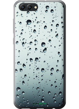 Чохол на huawei honor v10 / view 10 скло в краплях "8483-1579-8094", чохол для телефона