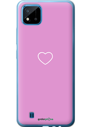 Чехол на realme c11 2021 сердце 2 "4863u-2485-8094", чехол для телефона