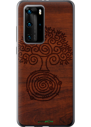 Чехол на huawei p40 pro узор дерева "4119u-1839-8094", чехол для телефона