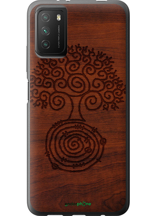 Чехол на xiaomi poco m3 узор дерева "4119u-2200-8094", чехол для телефона