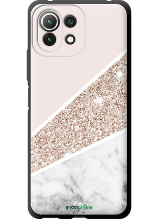Чохол на xiaomi mi 11 lite пастельний мармур "4342b-2281-8094", чохол для телефона