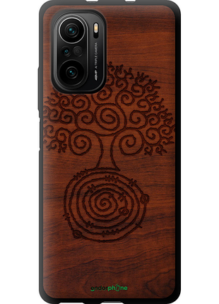 Чохол на xiaomi poco f3 візерунок дерева "4119b-2280-8094", чохол для телефона