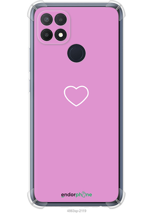 Чехол на oppo a15s сердце 2 "4863sp-2527-8094", чехол для телефона