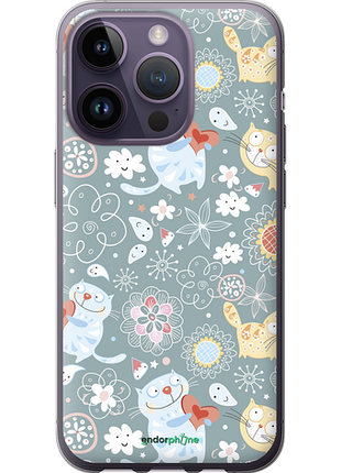 Чехол на iphone 14 pro котята v3 "1223u-2646-8094"