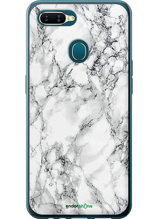 Чехол на oppo a5s мрамор белый "4480u-1892-8094"