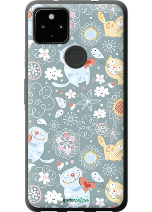 Чехол на google pixel 5a котята v3 "1223u-2286-8094", чехол для телефона