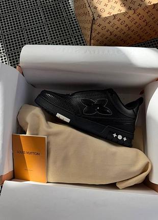 Skate sneaker oversized flower black 6