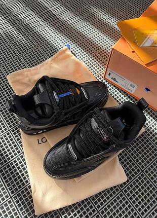 Skate sneaker oversized flower black 5