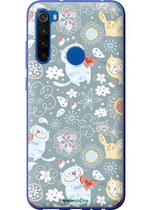 Чехол на xiaomi redmi note 8t котята v3 "1223u-1818-8094"