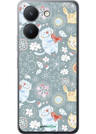 Чехол на vivo y36 4g котята v3 "1223u-3418-8094", чехол для телефона
