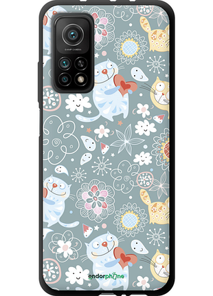 Чехол на xiaomi mi 10t pro котята v3 "1223b-2679-8094", чехол для телефона