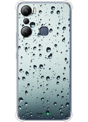 Чехол на infinix hot 20i стекло в каплях "848sp-2964-8094", чехол для телефона