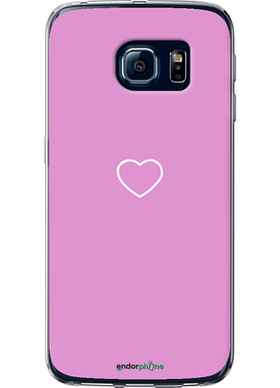 Чехол на samsung galaxy s6 edge g925f сердце 2 "4863u-83-8094", чехол для телефона