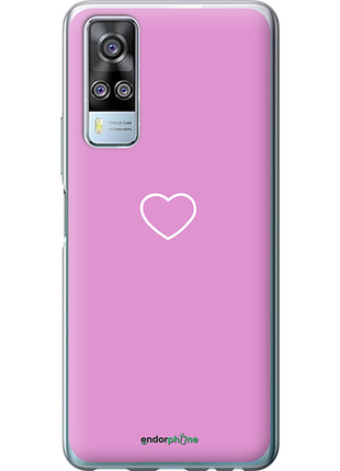 Чехол на vivo y51 2020 сердце 2 "4863u-2241-8094"