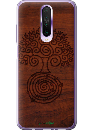 Чехол на xiaomi redmi k30 узор дерева "4119u-1836-8094", чехол для телефона