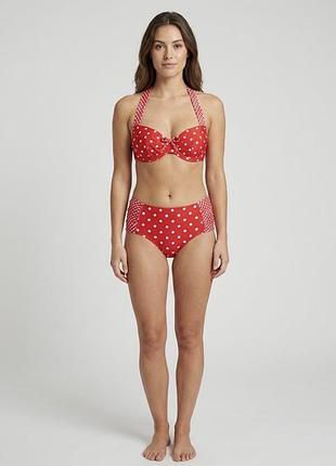 Яскравий роздільний купальник у вінтажному ретро стилі 50-х рр pin-up bravissimo uk10 m 38 чашка 75к🔥🔥🔥