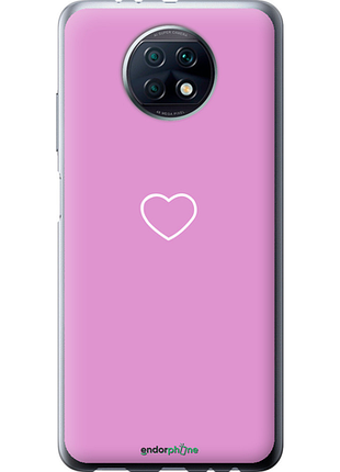 Чохол на xiaomi redmi note 9t серце 2 "4863u-2261-8094", чохол для телефона