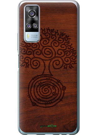 Чехол на vivo y51 2020 узор дерева "4119u-2241-8094"